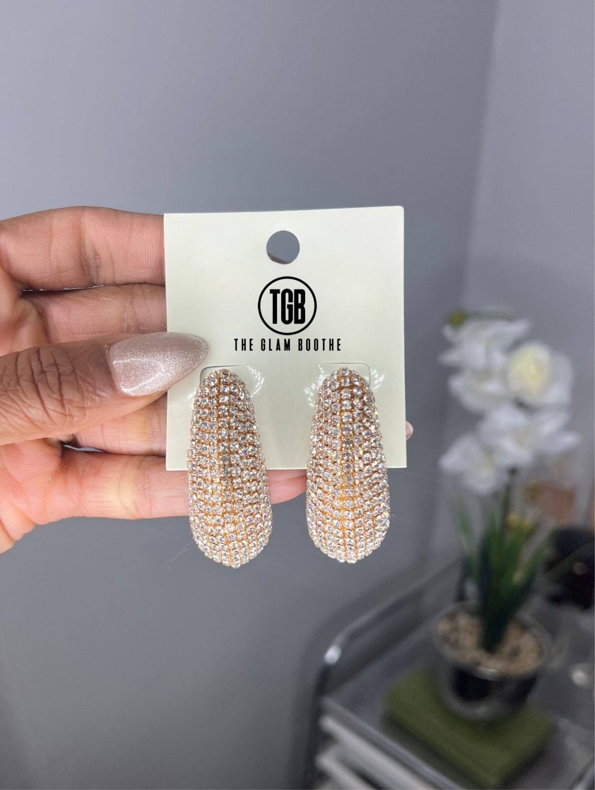 “Delulu” Hoop Earring