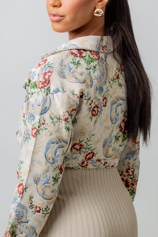 “Metro Rose” Denim Jacket